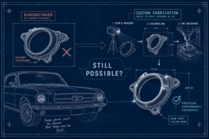 image represent custom fabricating discontinued classic car parts